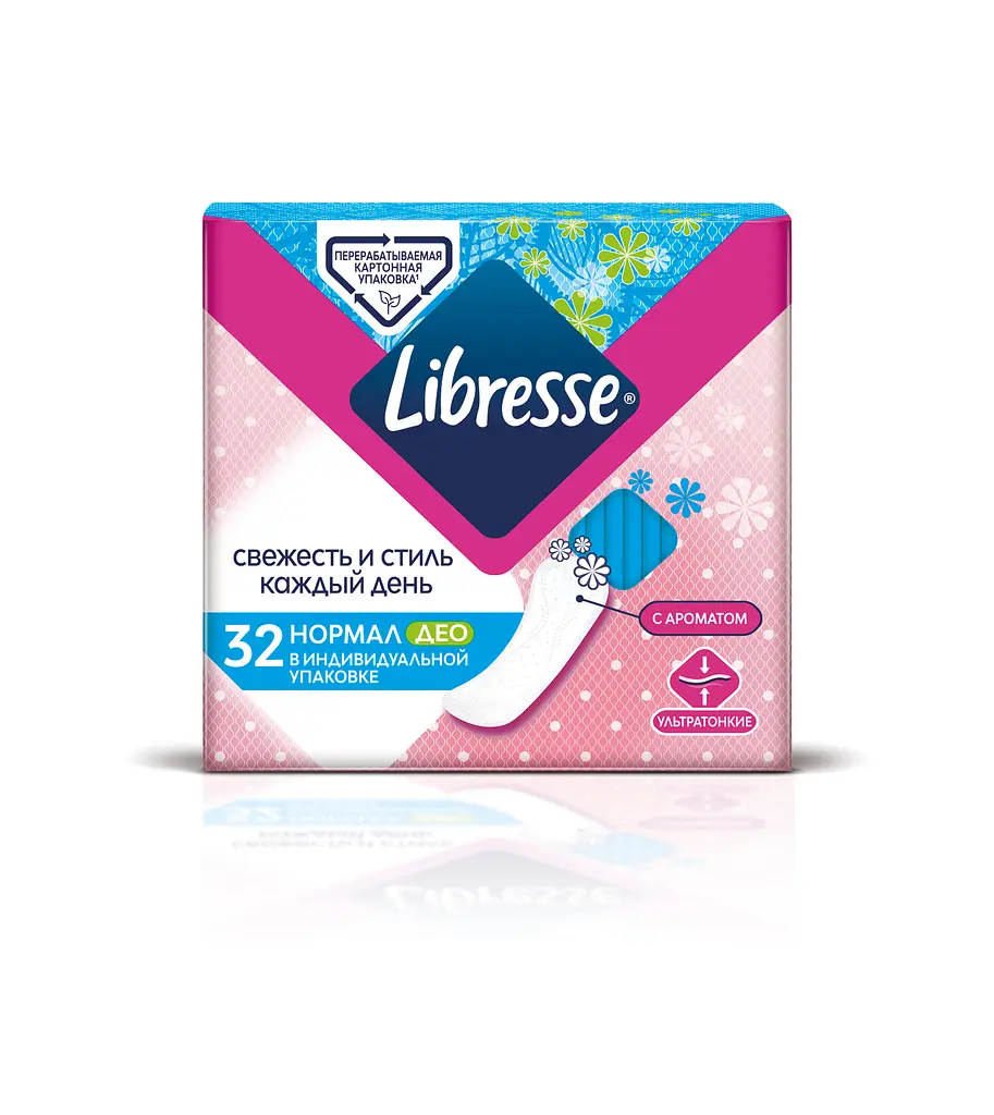 Ежедневные прокладки Libresse Нормал Део 32 шт. - фото 2