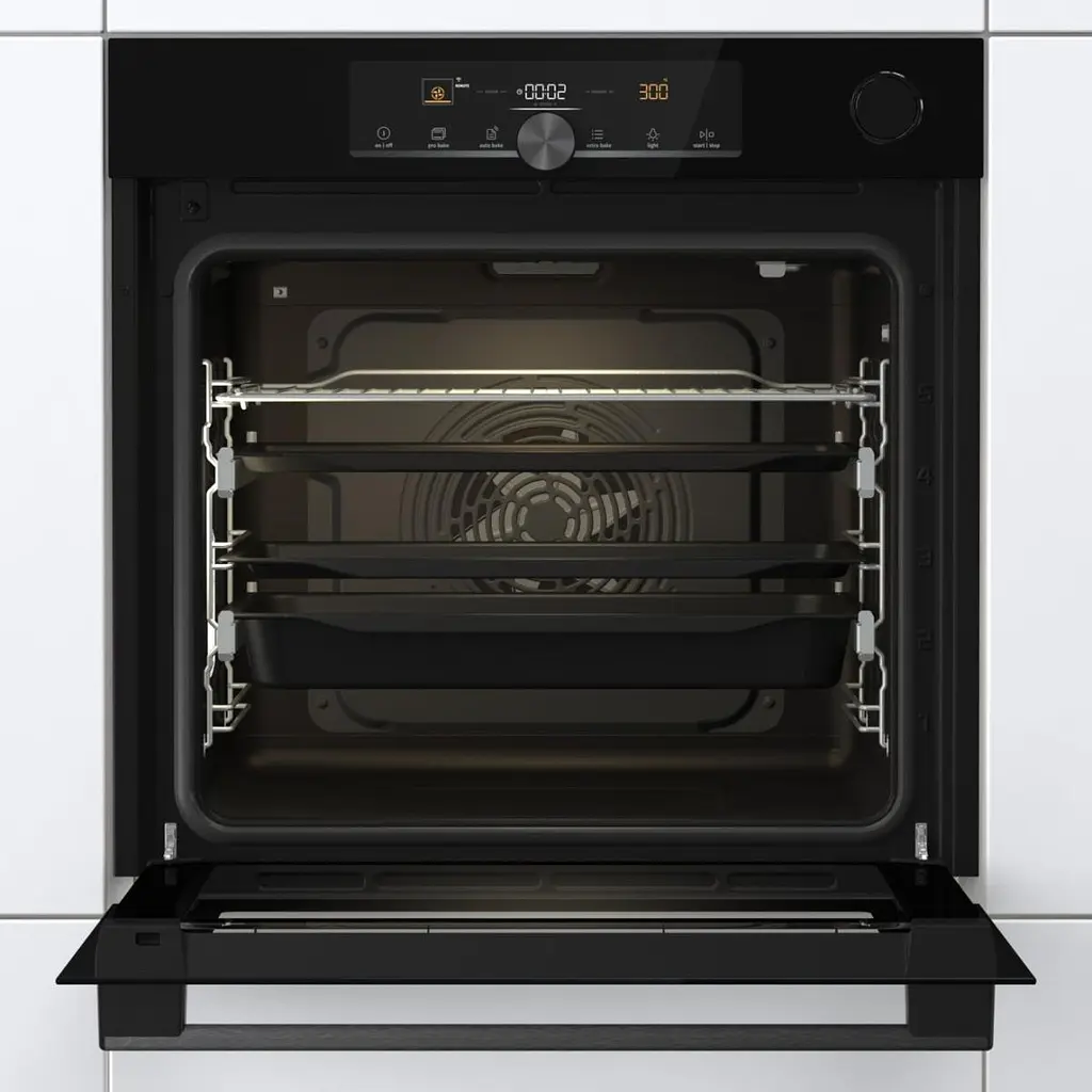 Духова шафа електрична Gorenje 77 л A+ пара дисплей 300°C Wi-Fi чорний - фото 5