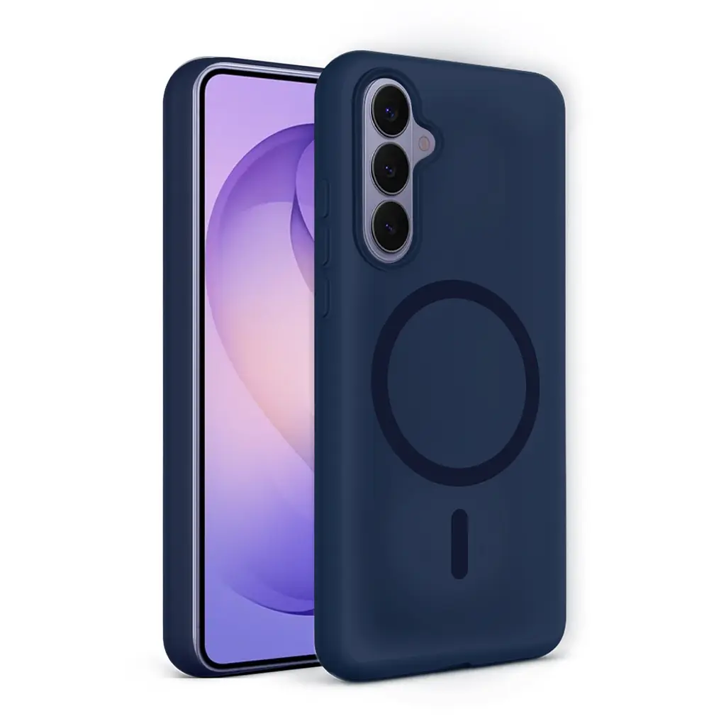 Чохол MAKE Samsung S26 Plus Silicone Aura Magnet Navy