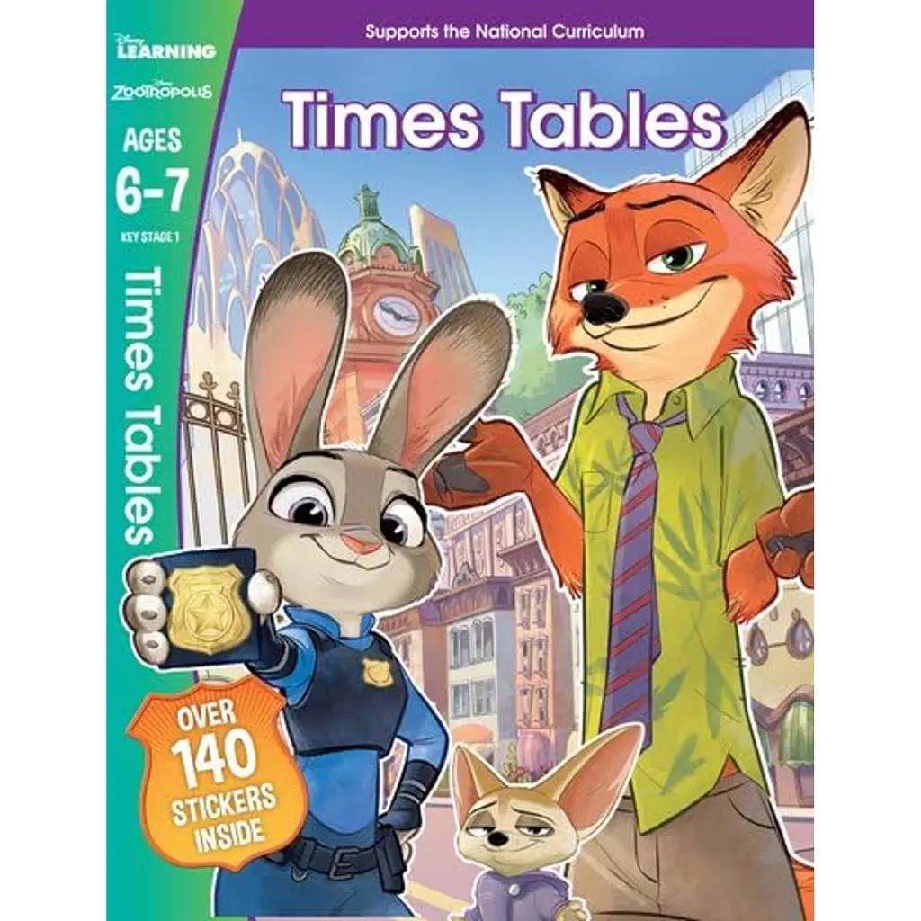 Disney Learning. Zootropolis. Times Tables -