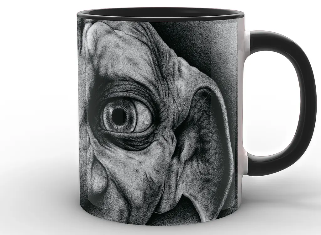 Кружка GeekLand Harry Potter Гаррі Поттер Dobby HP.02.030 чорна - фото 2