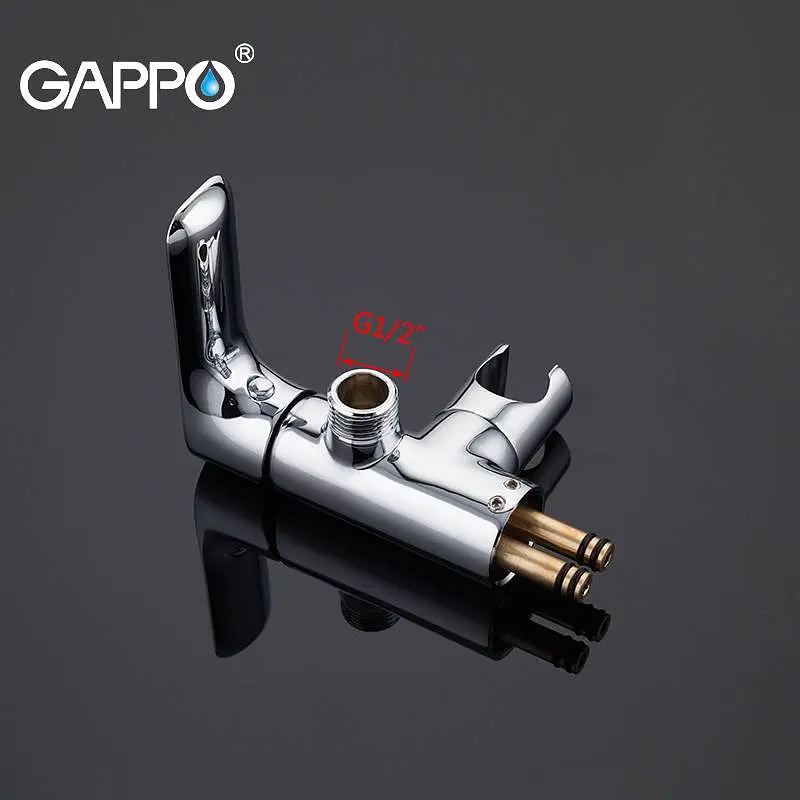 Набор гигиенического душа скрытого монтажа Gappo Noar 1/8 G7248-1, Хром - фото 4