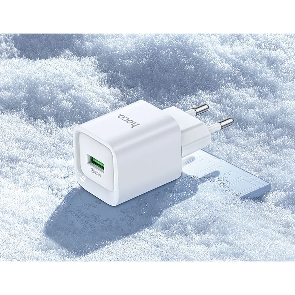 Сетевое зарядное устройство Hoco C145A 18W White [125443] - фото 5