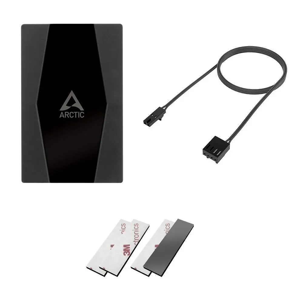 Розгалужувач вентиляторів корпусу ПК Arctic Case Fan Hub ACFAN00175A Black - фото 4
