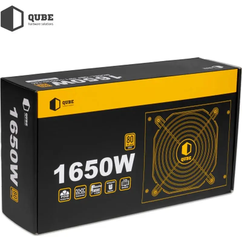 Блок живлення Qube 1650W (QBF-HP1-1650GD-14C) - фото 12