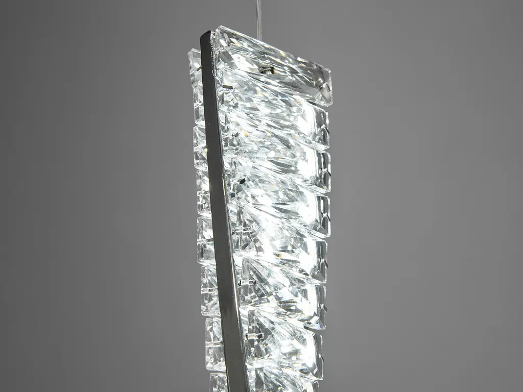Подвесной светильник LED Diasha 531/1D-500CH, 15W, хром, для коридора, гостиной, спальни - фото 4