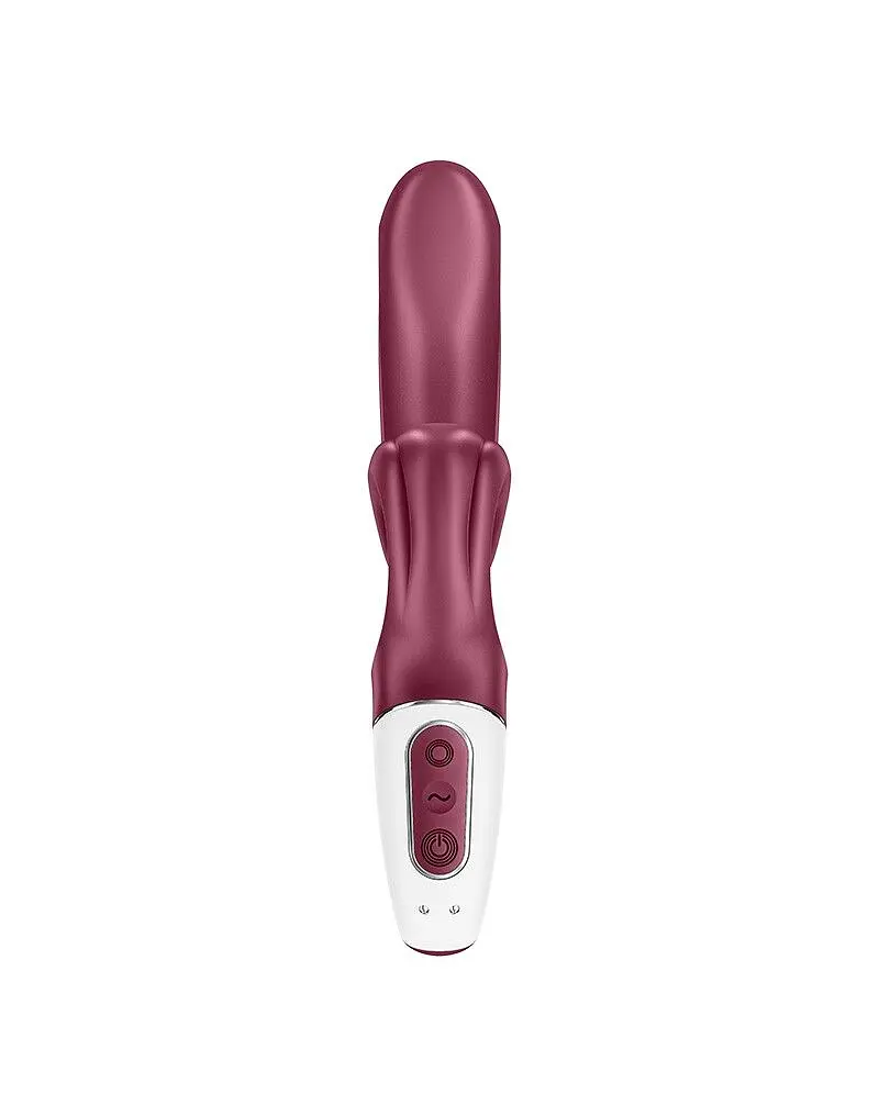 Вібратор-кролик Satisfyer Love Me Red, гнучкий, відросток з потрійним кінчиком - фото 4