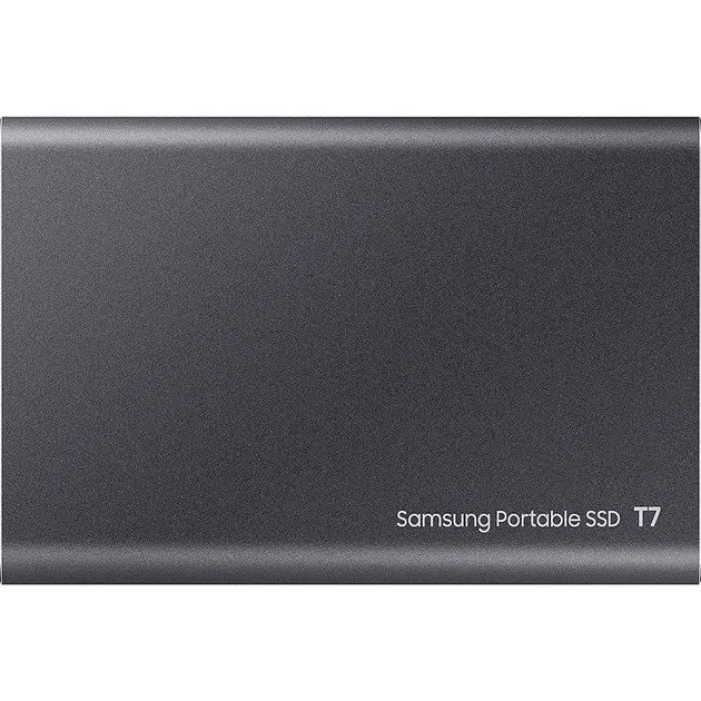 Зовнішній накопичувач SSD Samsung T7 1 TB (MU-PC1T0T/WW) Titan Gray - фото 4