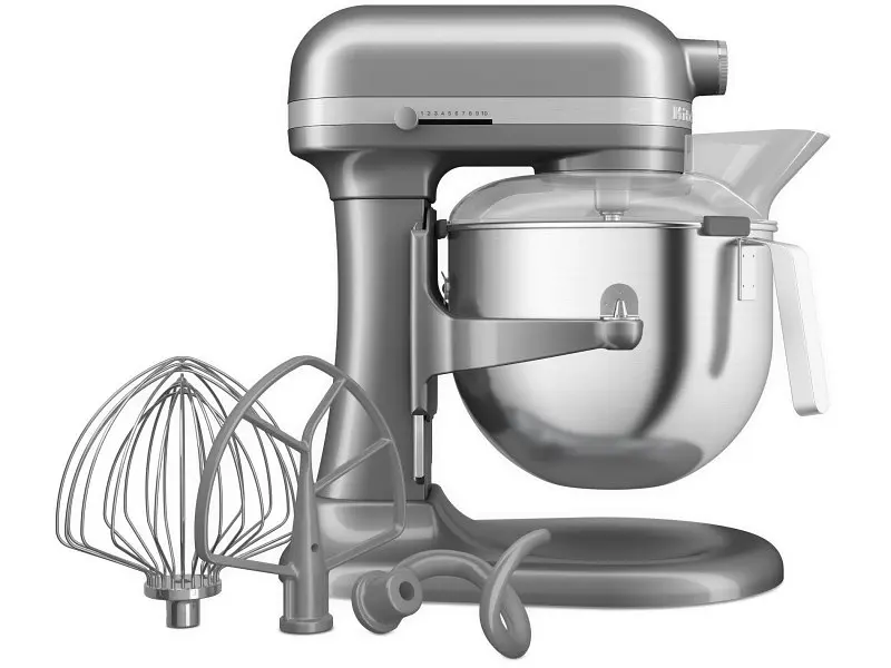 Кухонна машина KitchenAid Heavy Duty 5KSM70JPXECU з підйомною чашею 6.6 л срібляста