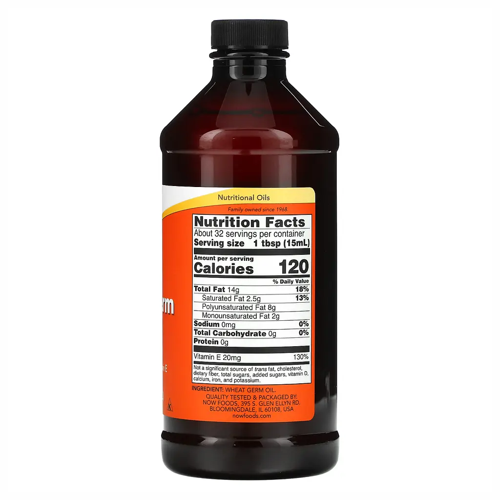 Олія Now Foods Wheat Germ Oil 16 oz - фото 2