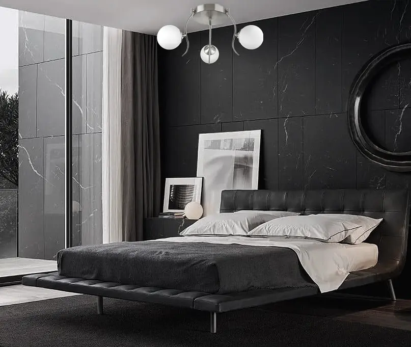 Люстра потолочная Brille в спальню E14 60W PN (BL-977C/3) - фото 3