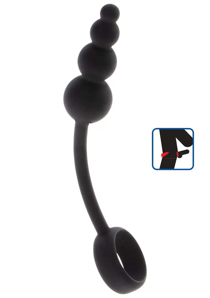 Анальна пробка ToyJoy Manpower Anal Plug Cock Ring - фото 2