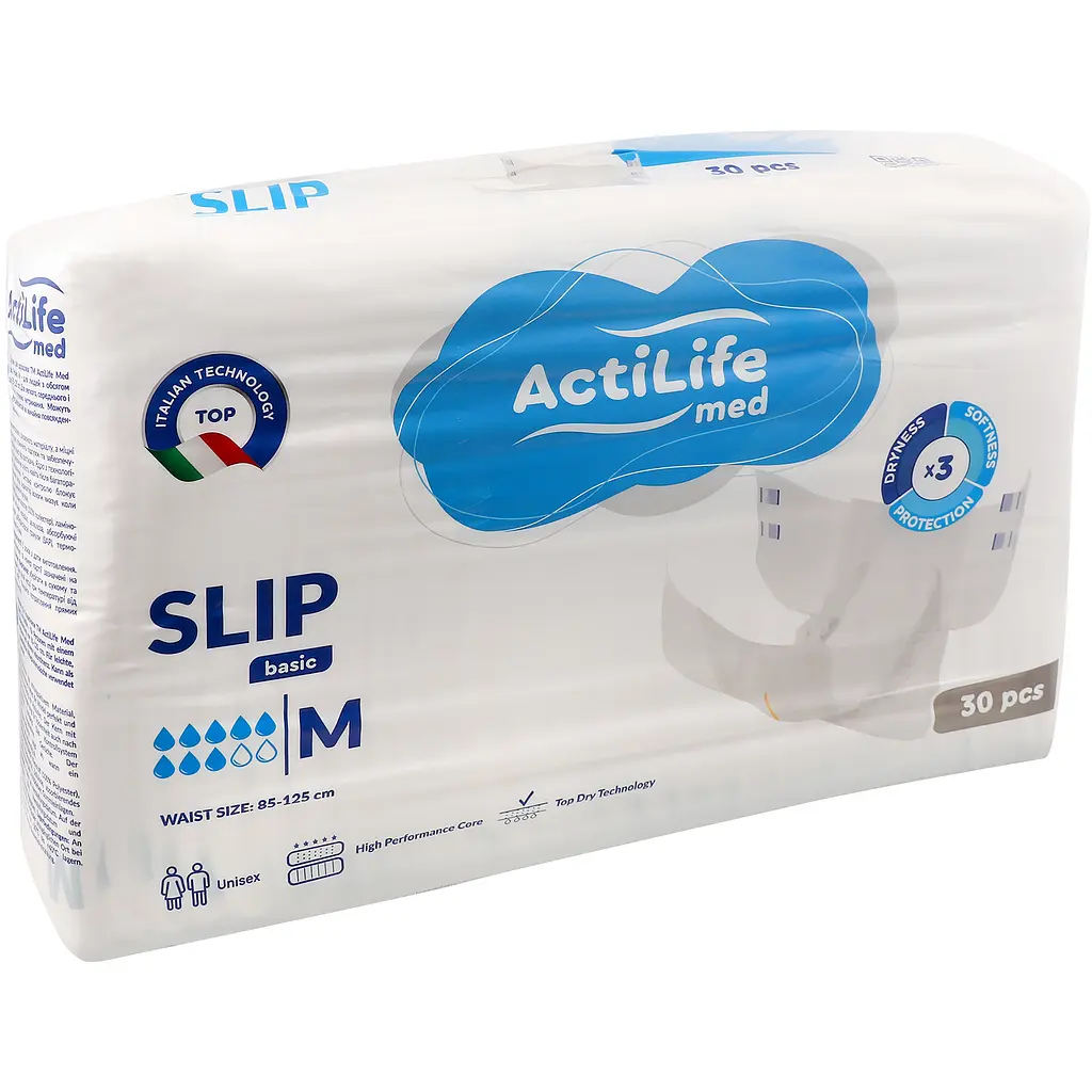Підгузки для дорослих ActiLife Med Basic M 30 шт. - фото 13
