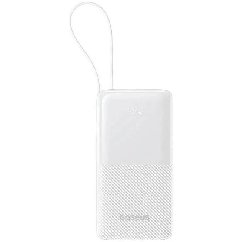 Батарея Baseus EnerFill FC51 Bipow2 Pro Digital Display 20000mAh 22.5W White (E0027700)