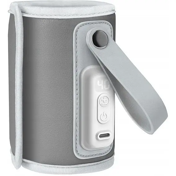 Уцінка. Підігрівач пляшок Lionelo Thermup Go Grey Silver (LOC-THERMUP GO GREY SILVER)