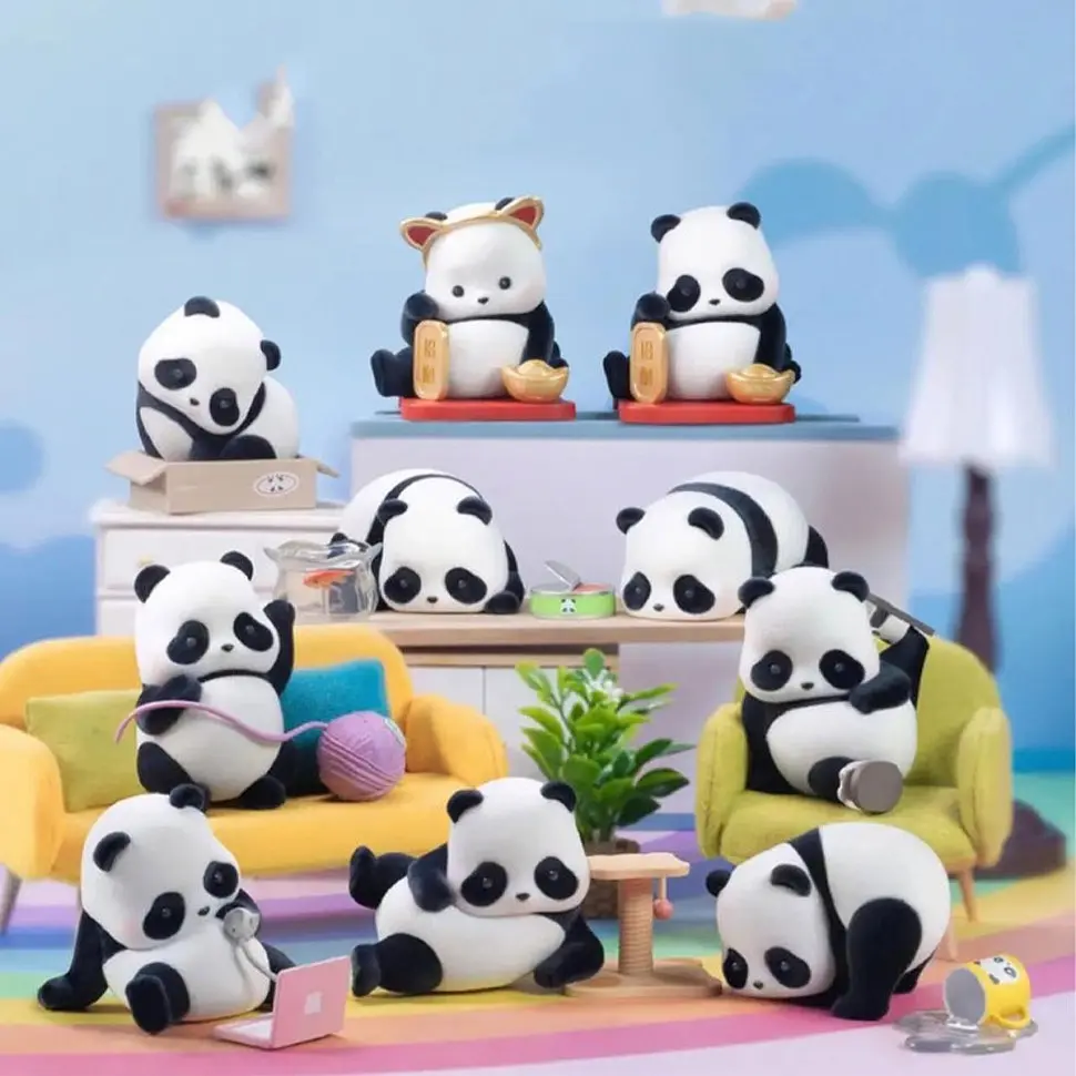 Колекційна фігурка-сюрприз Pop Top Panda Roll Мяу панди 52Toys 22CB437GG13 - фото 6