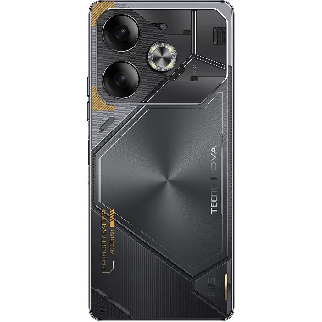 Смартфон Tecno Pova 6 12/256Gb Meteorite Grey (LI7) (UA UCRF) NFC - фото 3
