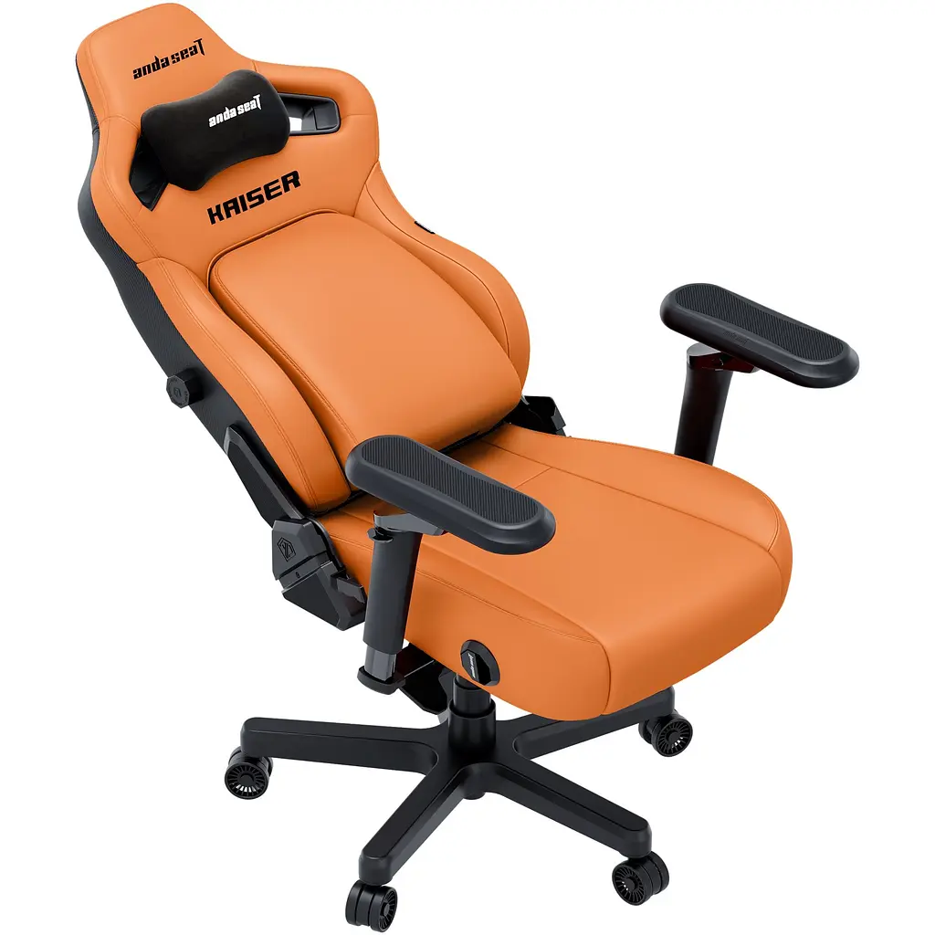 Крісло геймерське Anda Seat Kaiser 4 V2 Size XL до 180 кг ігрове Orange PVC (AD12YDDC-XLL-20-O-PV/C-03) - фото 7
