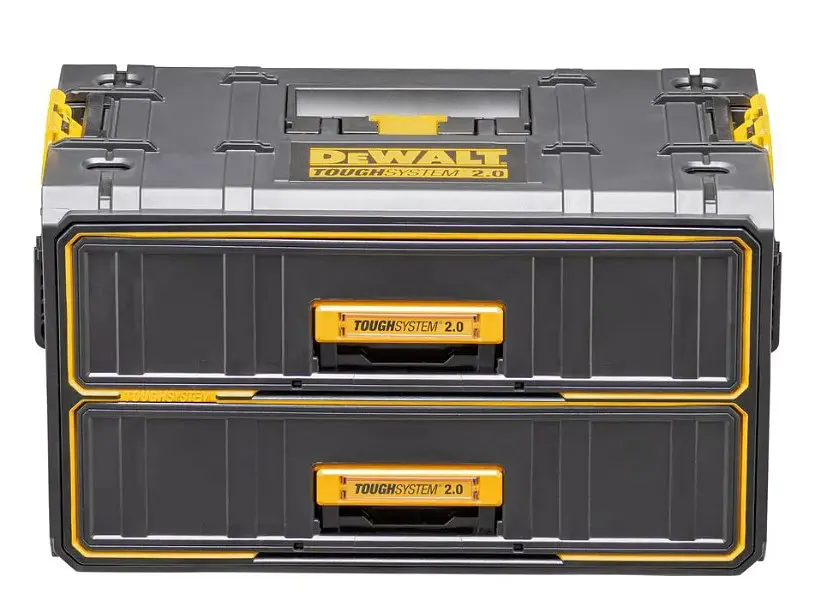 Ящик DeWalt TOUGHSYSTEM 2.0 модуль на 2 ящики (DWST83529-1) - фото 3