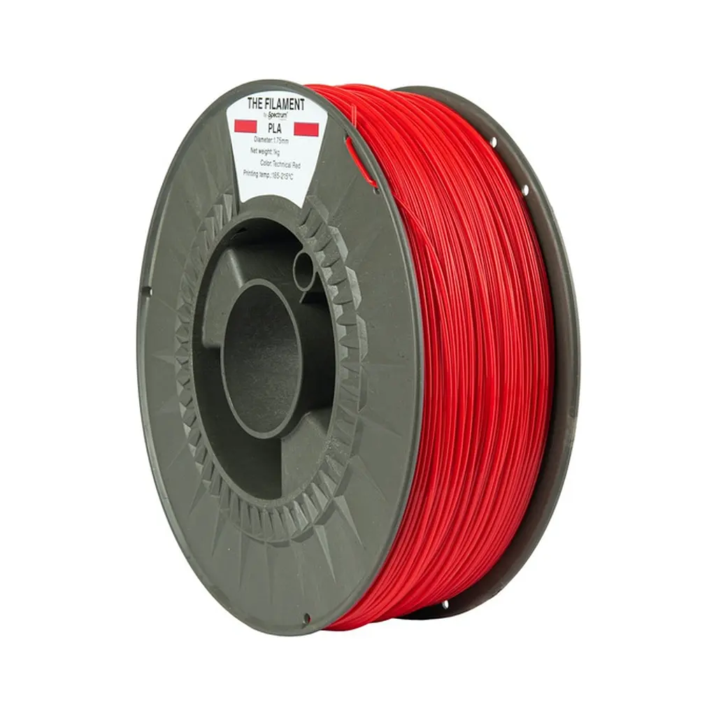 Пластик для 3D-принтера The Filament PLA 1.75mm 1kg RED, TECHNICAL (TF-24005)