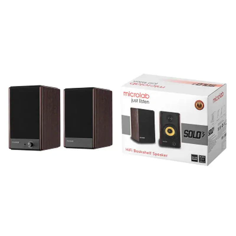 Акустична система Microlab SOLO 3 40W Brown (SOLO-3BR) - фото 12