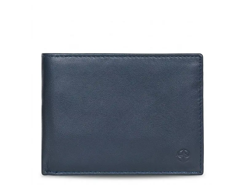Чоловіче портмоне натуральна шкіра Cortina 5012 navy Темно-синє 12.5х9.5 см TONY PEROTTI acs0032388 - фото 2