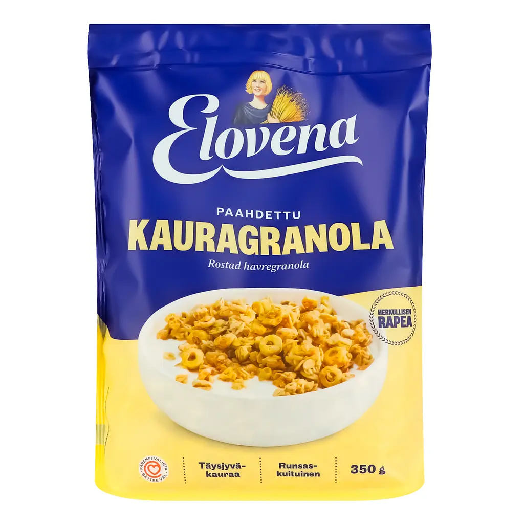 Гранола Elovena овсяная жареная 350 г - фото 2