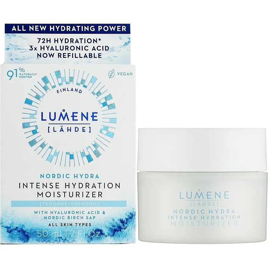 Крем для лица Lumene Lahde Intense Hydration дневной увлажняющий 50 мл - фото 2