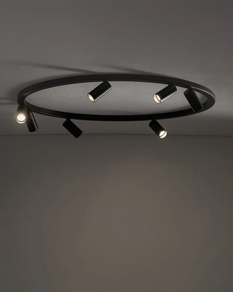 Люстра Nowodvorski 11944 Fourty Round GU10 R35 7x10W IP20 черная - фото 2