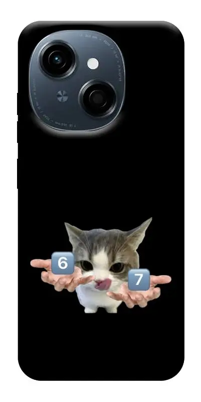 Чохол Demsky Six Seven cat для TECNO Spark Go 1
