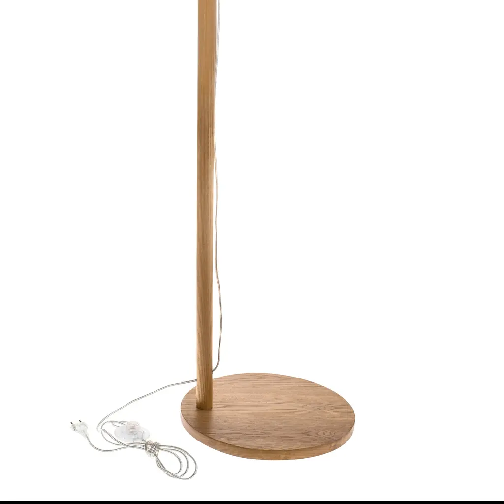 Торшер підлоговий на дерев'яній основі FLT-43 E27 - фото 5