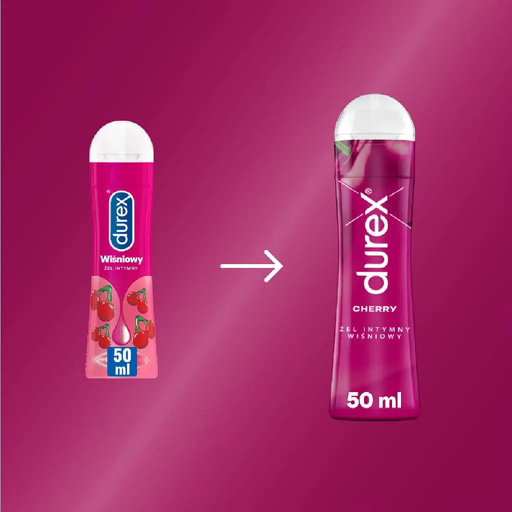 Лубрикант на водній основі Durex Cherry, 50 мл - фото 3