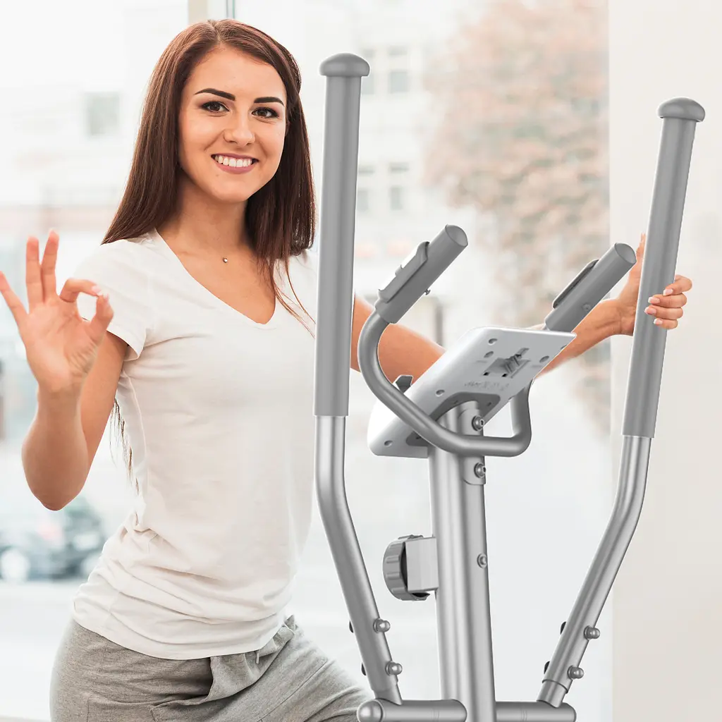 Орбитрек электромагнитный Cornix Fiona White/Grey - фото 2