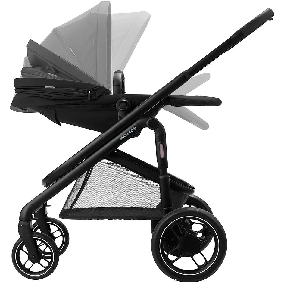 Коляска універсальна 2 в 1 Maxi-Cosi Plaza Plus Essential Black (1919672110) - фото 3