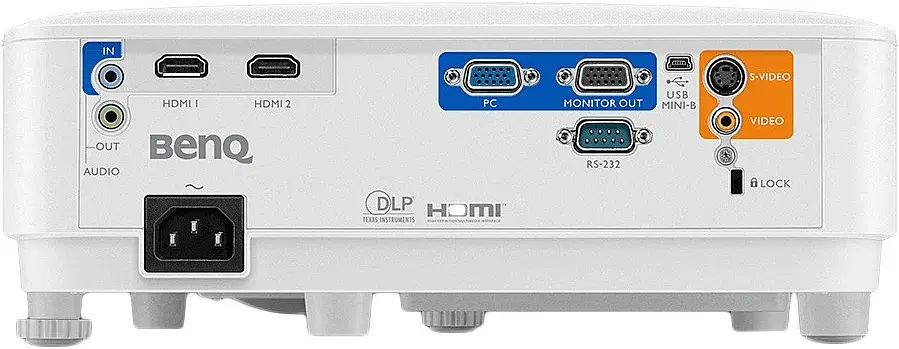 Проєктор BENQ MW550, DLP, SVGA, 3600Lm, 20000:1, D-sub, HDMI, білий - фото 6