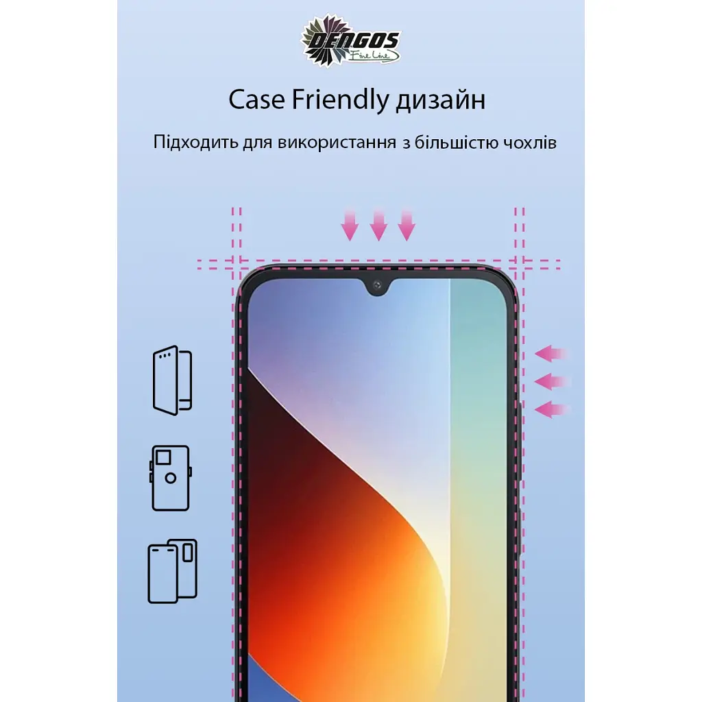 Чохол до мобільного телефона Dengos Carbon Cover + Glass Xiaomi Redmi A7 Pro Black (DG-KM-202) - фото 4