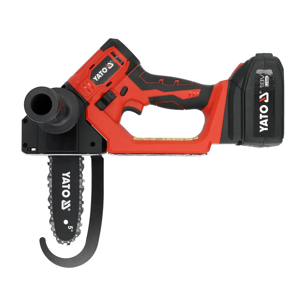 Пила цепная Yato плотницкая аккумуляторная Li-Ion 18 В 4 Ач (YT-828115) - фото 6