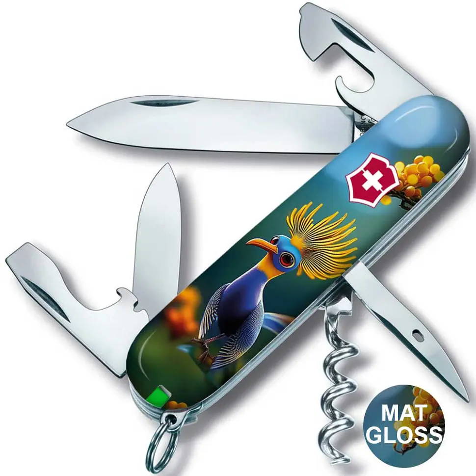 Складаний ніж Victorinox SPARTAN DESIGN Райська синя пташка - фото 2