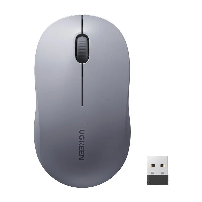Маніпулятор миша бездротова ugreen M331 Multi-mode Wireless Mouse Сірий - фото 3