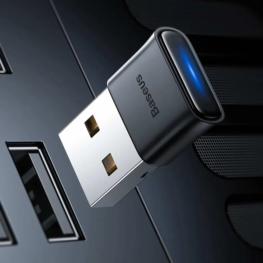 Bluetooth-адаптер Baseus Wireless Adapter Black (BA04) [74326] - фото 5