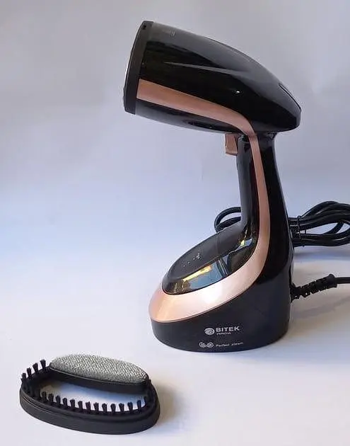 Вертикальный отпариватель Bitek BT-1158 ручной паровой утюг для глажения одежды 1600 Вт Черный - фото 2