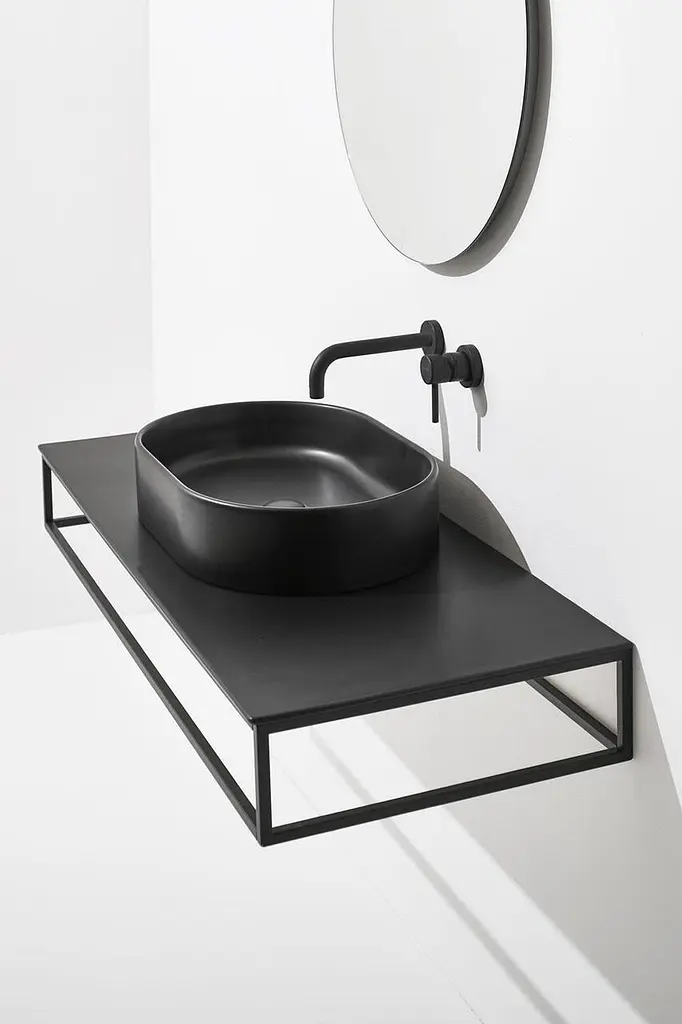 Умивальник Simas Foriu 60 Black Matte Чорний матовий FO02NM - фото 2