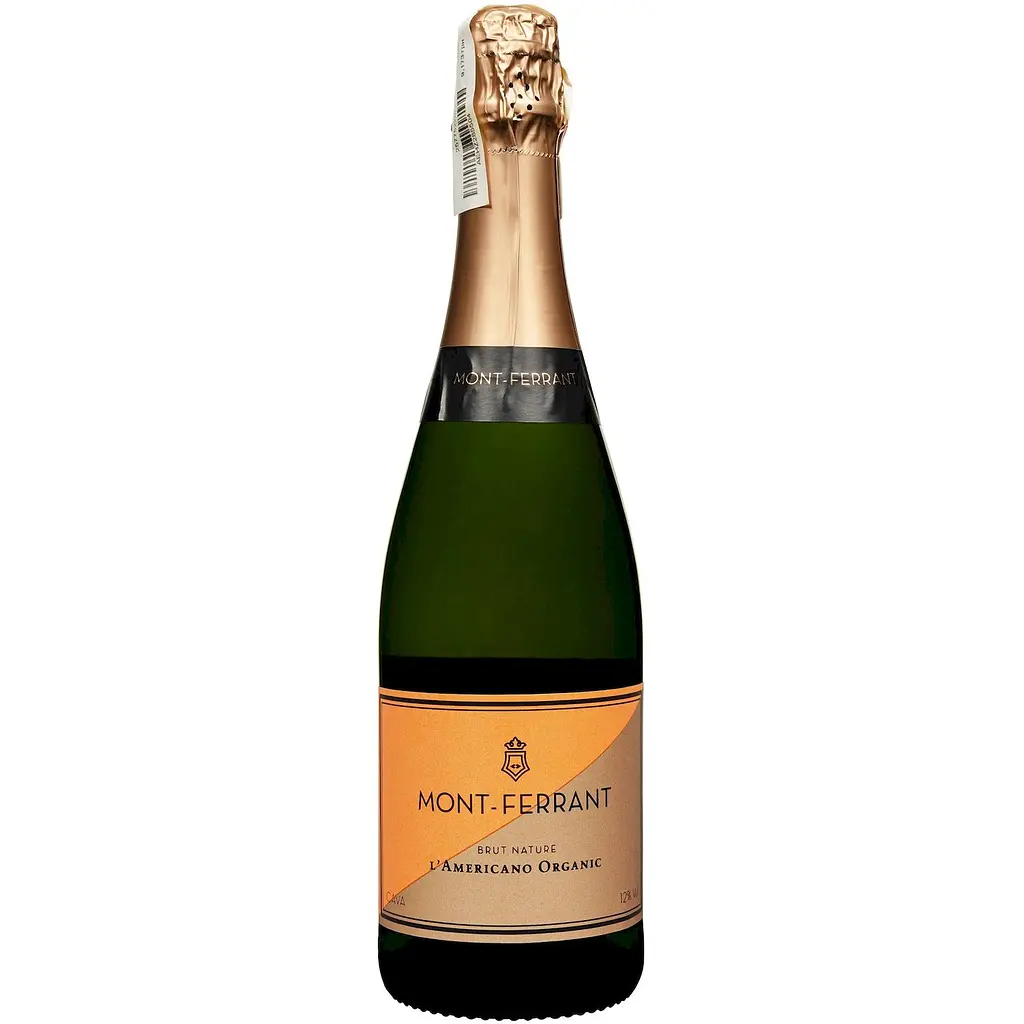 Вино игристое Mont-Ferrant L'Americano Organic Cava Brut Nature, белое, брют натюр, 0,75 л - фото 4