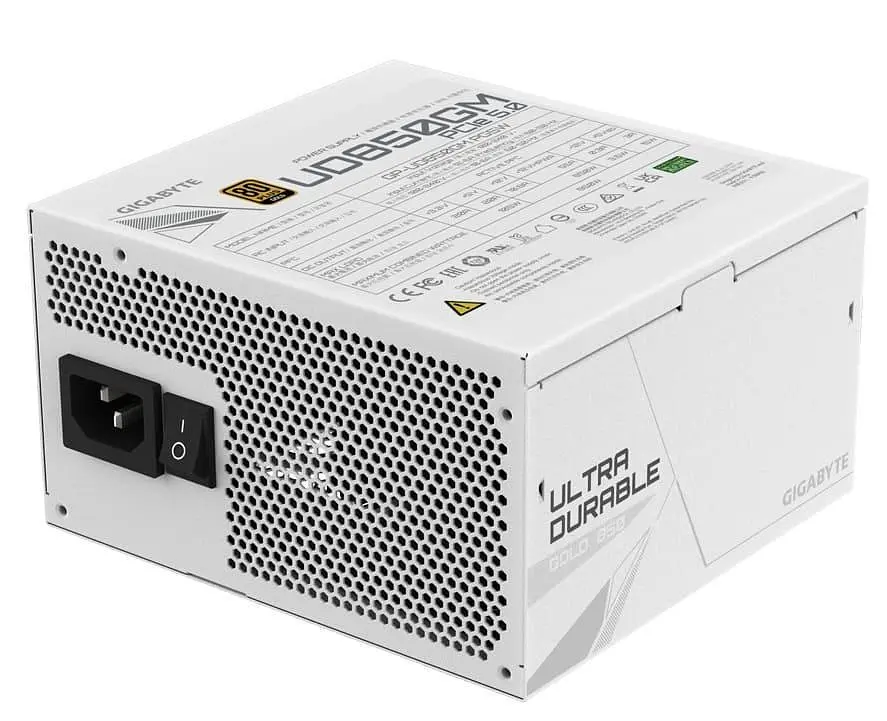 Блок живлення GIGABYTE UD850GM PG5W 850W 80+ Gold (UD850GM PG5W) White Б/в - фото 4