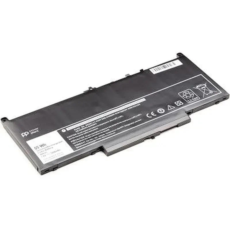 Акумулятор до ноутбука DELL Latitude E7270 (J60J5) 7.6V 7200mAh PowerPlant (NB441143) - фото 2