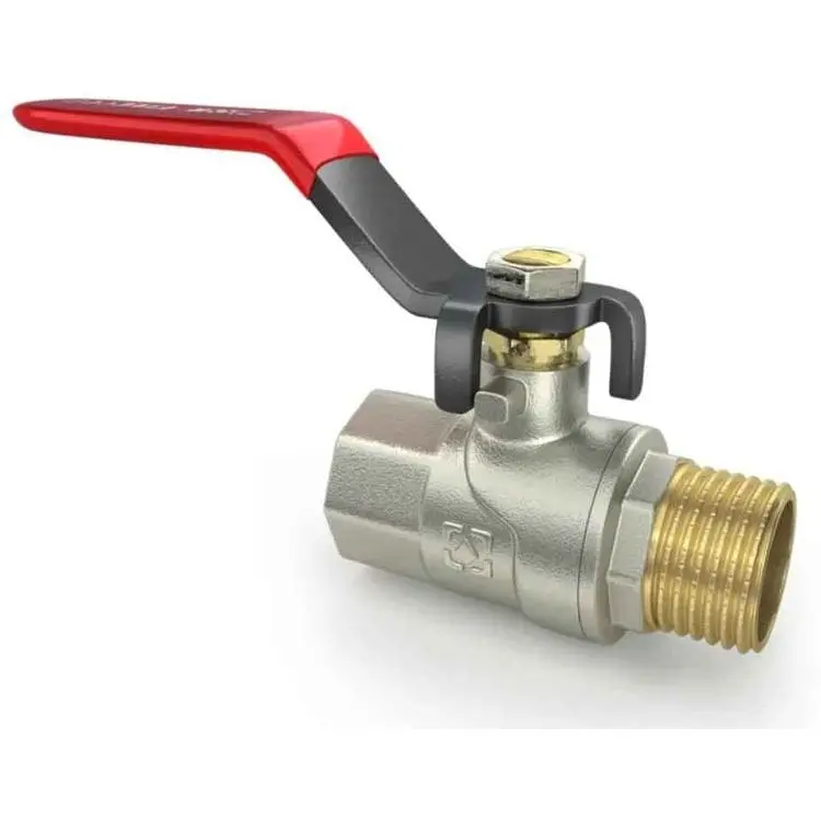 Кран кульовий RAFTEC 1 1/4" ВЗ, DN32, CBH-041, ручка, RED