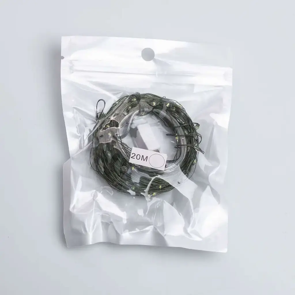 Гирлянда Роса GarlandoPro нить GarlandoPro 200 LED длина 20 м от USB зеленый, белый (USB200L20MGW) - фото 9