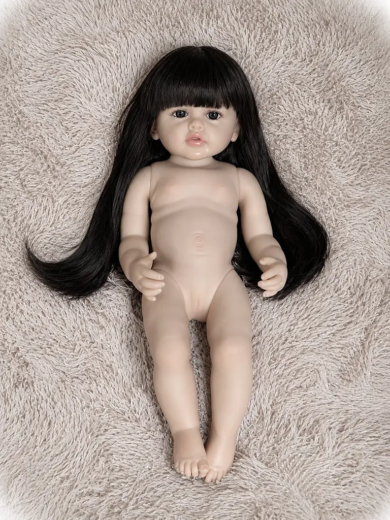 Реалістична Кукла Реборн 55 см повністю вінілова Doll Reborn Baby К0100203 - фото 3