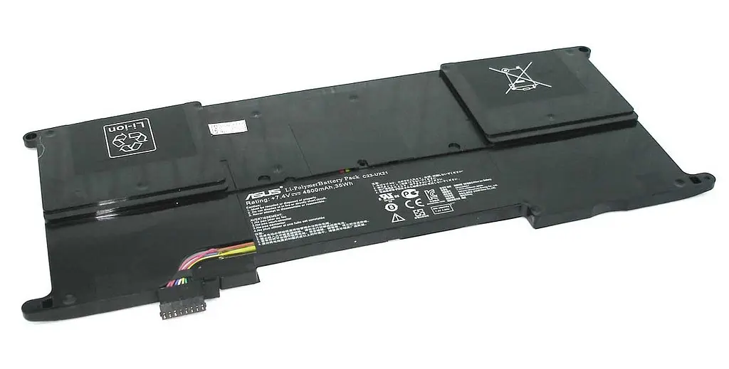 Акумулятор для ноутбука Asus C23-UX21 7.4V Black 4800 mAh - фото 2