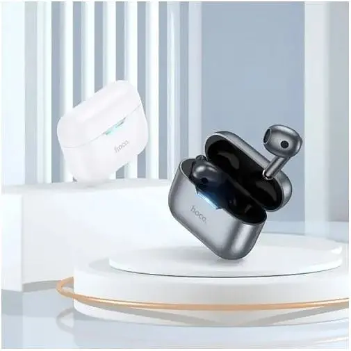 Навушники бездротові Hoco EW34 TWS сірі Metal Gray (6931474791047) - фото 4